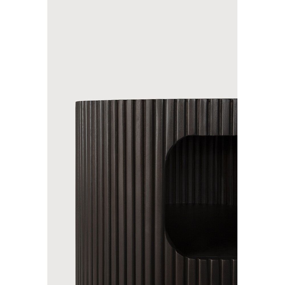 Featuring Boomerang Mahogany Dark Brown Drawer Unit by Ethnicraft at Amethyst Home. Inspired by shapes found in nature, the Boomerang collection features a playful, pebble top set on curved legs with a stacked, wood stick effect. Featuring hand-carved details and the practicality of wheels, the Boomerang drawer unit can serve many purposes, fitting perfectly under a desk for extra . Amethyst Home provides interior design, new construction, custom furniture, and area rugs in the Monterey metro area