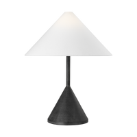 Featuring Brachion Medium Table Lamp Black Pearl by Visual Comfort at Amethyst Home. Illuminate your space with the Brachion Medium Table Lamp in Black Pearl. This elegant lamp adds a touch of sophistication to any room, while providing warm and inviting lighting. Its sleek design and high-quality materials make it a luxurious addition to your decor. Experience artful lighting with t. Amethyst Home provides interior design, new construction, custom furniture, and area rugs in the Austin metro area