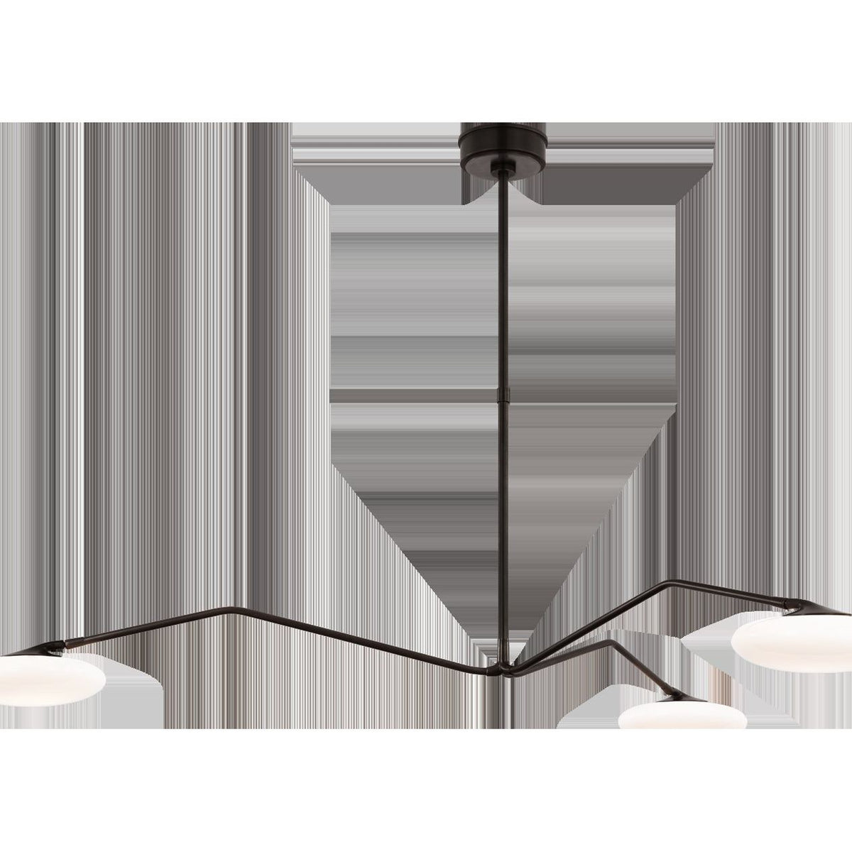 Brindille Extra Large Three Light Chandelier Gun Metal | ready to ship!