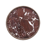 Brixby Outdoor End Table - Merlot Marble | shipping 10/15/2026