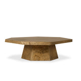 Brooklyn Aluminum Coffee Table - Antiqued Brass Aluminum