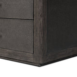 Bucco Nightstand - Black Faux Shagreen | shipping 12/15/2026