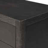 Bucco Nightstand - Black Faux Shagreen | shipping 12/15/2026