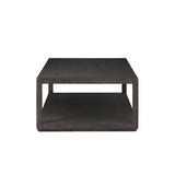 Bucco Rectangular Coffee Table - Black Oak Solid | shipping 12/15/2026