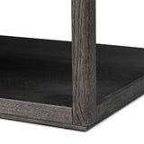 Bucco Rectangular Coffee Table - Black Oak Solid | shipping 12/15/2026