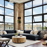 Grant Sectional - Crypton Henry Charcoal