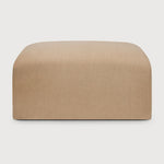 Featuring Bulky Light Sepia Footstool by Ethnicraft at Amethyst Home. The Bulky celebrates simplicity and versatility in one cohesive form. Its mono-volume design, softened by rounded corners and accentuated with subtle stitching details, lends understated elegance to any space. The clean silhouette pairs with luxurious upholstery and thoughtful contours to provide lasting comfor. Amethyst Home provides interior design, new construction, custom furniture, and area rugs in the Des Moines metro area