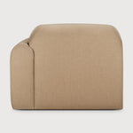 Featuring Bulky Light Sepia Modular Sofa by Ethnicraft at Amethyst Home. The Bulky celebrates simplicity and versatility in one cohesive form. Its mono-volume design, softened by rounded corners and accentuated with subtle stitching details, lends understated elegance to any space. The clean silhouette pairs with luxurious upholstery and thoughtful contours to provide lasting comfort. Amethyst Home provides interior design, new construction, custom furniture, and area rugs in the Dallas metro area