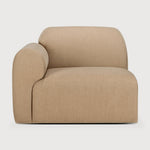 Featuring Bulky Light Sepia Modular Sofa by Ethnicraft at Amethyst Home. The Bulky celebrates simplicity and versatility in one cohesive form. Its mono-volume design, softened by rounded corners and accentuated with subtle stitching details, lends understated elegance to any space. The clean silhouette pairs with luxurious upholstery and thoughtful contours to provide lasting comf. Amethyst Home provides interior design, new construction, custom furniture, and area rugs in the Park City metro area