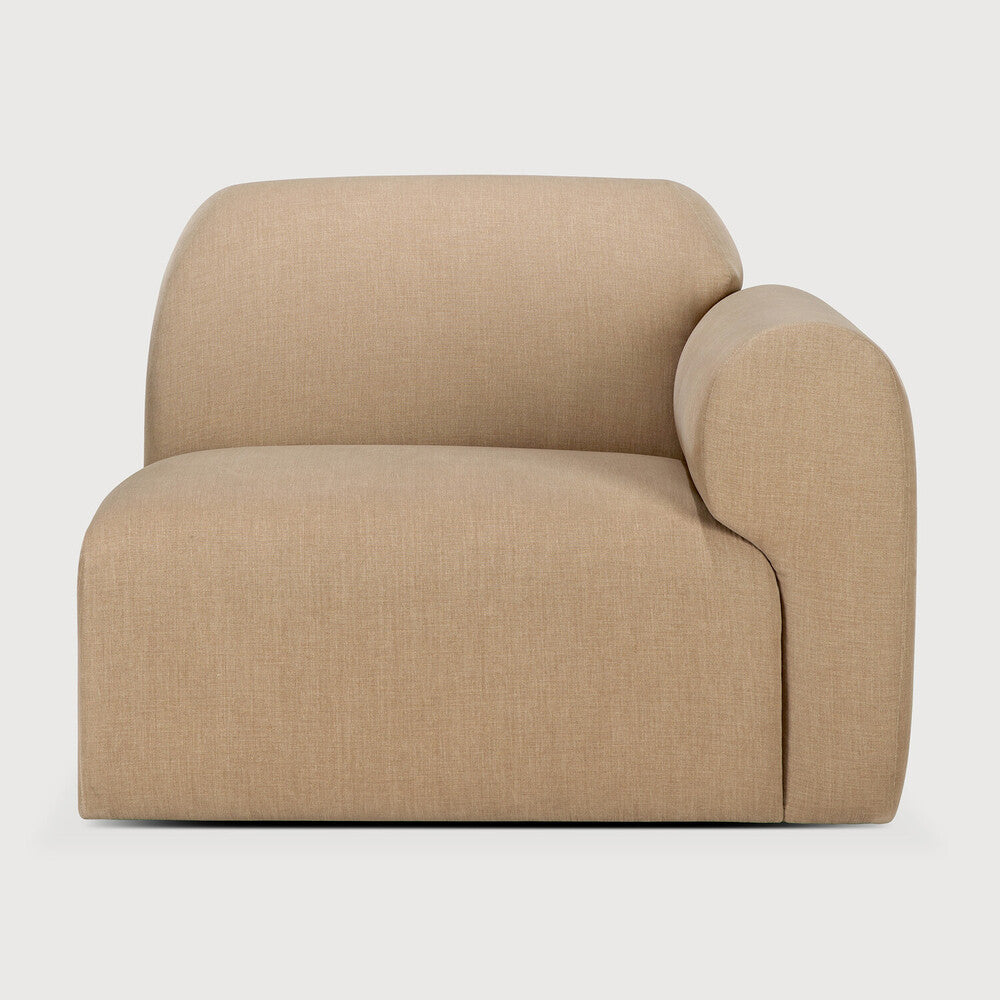 Featuring Bulky Light Sepia Modular Sofa by Ethnicraft at Amethyst Home. The Bulky celebrates simplicity and versatility in one cohesive form. Its mono-volume design, softened by rounded corners and accentuated with subtle stitching details, lends understated elegance to any space. The clean silhouette pairs with luxurious upholstery and thoughtful contours to provide lasting. Amethyst Home provides interior design, new construction, custom furniture, and area rugs in the Salt Lake City metro area