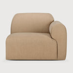 Featuring Bulky Light Sepia Modular Sofa by Ethnicraft at Amethyst Home. The Bulky celebrates simplicity and versatility in one cohesive form. Its mono-volume design, softened by rounded corners and accentuated with subtle stitching details, lends understated elegance to any space. The clean silhouette pairs with luxurious upholstery and thoughtful contours to provide lasting. Amethyst Home provides interior design, new construction, custom furniture, and area rugs in the Salt Lake City metro area