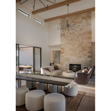 Leather & Jute Rug  (Lifestyle View)