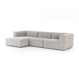 Langham Channeled 3-Piece Sectional - Napa Sandstone