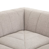 Langham Channeled 5-Piece Sectional - Napa Sandstone