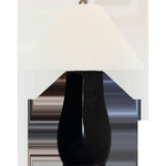 Cabazon 25" Table Lamp Raven Black  Visual Comfort