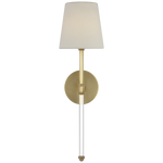 Featuring Camille 20" Cordless Sconce Hand-Rubbed Antique Brass by Visual Comfort at Amethyst Home. Camille 20" Cordless Sconce in Hand-Rubbed Antique Brass with Linen Shade
Overall Dimensions: 5.5" L x 5.5" W x 19.5" HWeight : 2 lbs.. Amethyst Home provides interior design, new construction, custom furniture, and area rugs in the Los Angeles metro area