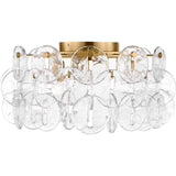 Candace 21 Flush Mount - Burnished Brass | shipping 11/21/2026