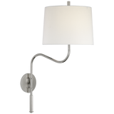 Featuring Canto Medium Swinging Wall Light Polished Nickel by Visual Comfort at Amethyst Home. Introducing the Canto Medium Swinging Wall Light in Polished Nickel. Elevate your space with this sophisticated wall light, designed with a premium finish and timeless style. Enjoy the convenience of the swinging arm feature, perfect for adding focused light to any area. Illuminate your . Amethyst Home provides interior design, new construction, custom furniture, and area rugs in the Nashville metro area