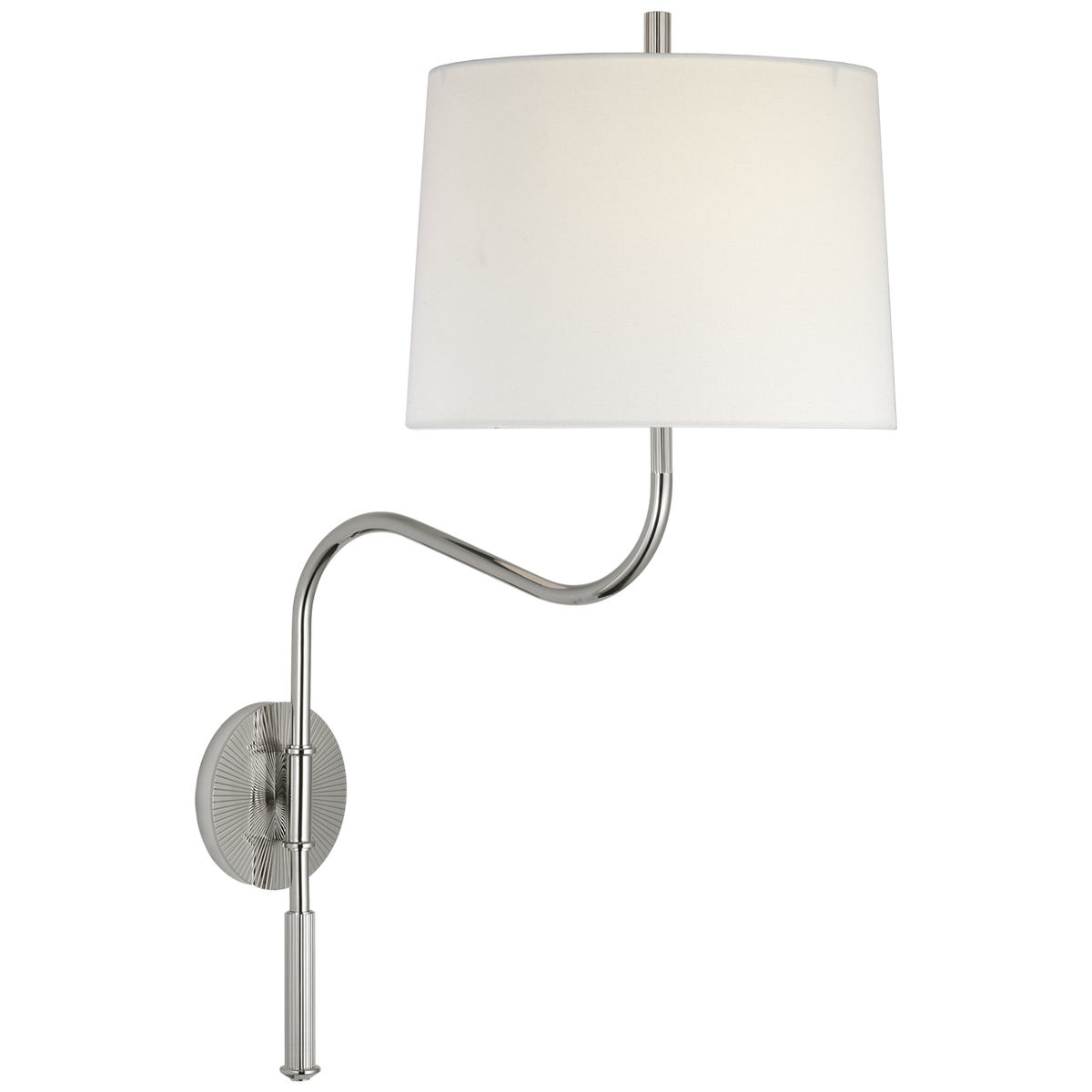 Canto Medium Swinging Wall Light Polished Nickel | shipping 11/30/2025