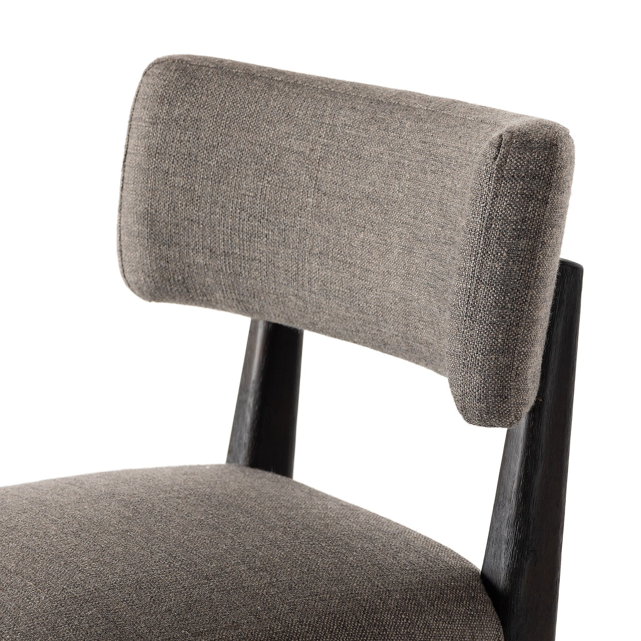 Featuring Cardell Alcala Nickel Swivel Bar + Counter Stool by Four Hands at Amethyst Home. Natural solid parawood forms a curved barrel back on this everyday dining stool featuring a memory swivel. Plush cushioned seat and back are upholstered in a performance fabric. High-performance fabrics are specially created to withstand spills, stains, high traffic and wear, ensuring lon. Amethyst Home provides interior design, new construction, custom furniture, and area rugs in the Laguna Beach metro area