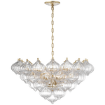 Featuring Caselli 36" Basket Chandelier Hand-Rubbed Antique Brass by Visual Comfort at Amethyst Home. Caselli 36" Basket Chandelier in Gild with Clear Glass
Overall Dimensions: 35.75" L x 35.75" W x 19.25" HWeight: 42 lbs.. Amethyst Home provides interior design, new construction, custom furniture, and area rugs in the Charlotte metro area
