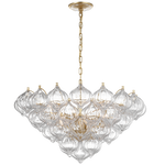 Featuring Caselli 36" Basket Chandelier Hand-Rubbed Antique Brass by Visual Comfort at Amethyst Home. Caselli 36" Basket Chandelier in Gild with Clear Glass
Overall Dimensions: 35.75" L x 35.75" W x 19.25" HWeight: 42 lbs.. Amethyst Home provides interior design, new construction, custom furniture, and area rugs in the Los Angeles metro area
