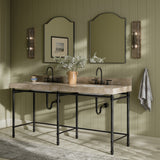 Cassia Double Washstand-72" - Textured Dark Bronze | shipping 10/25/2026