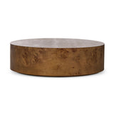 Caya Large Coffee Table - Caramel Burl | shipping 10/10/2026