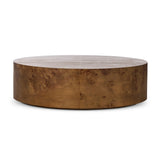 Caya Large Coffee Table - Caramel Burl | shipping 10/10/2026