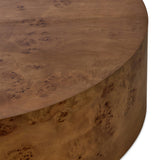 Caya Large Coffee Table - Caramel Burl | shipping 10/10/2026
