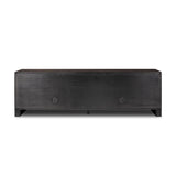 Chalmers Media Console - Smoked Black Resawn Oak | shipping 08/28/2026