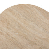 Christopher Coffee Table - Taupe Travertine | shipping 10/25/2026