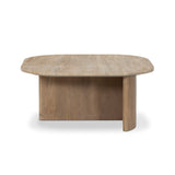 Christopher Coffee Table - Taupe Travertine | shipping 10/25/2026