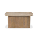 Christopher Coffee Table - Taupe Travertine | shipping 10/25/2026