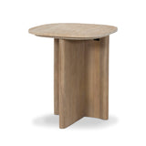 Christopher End Table - Taupe Travertine | shipping 10/25/2026