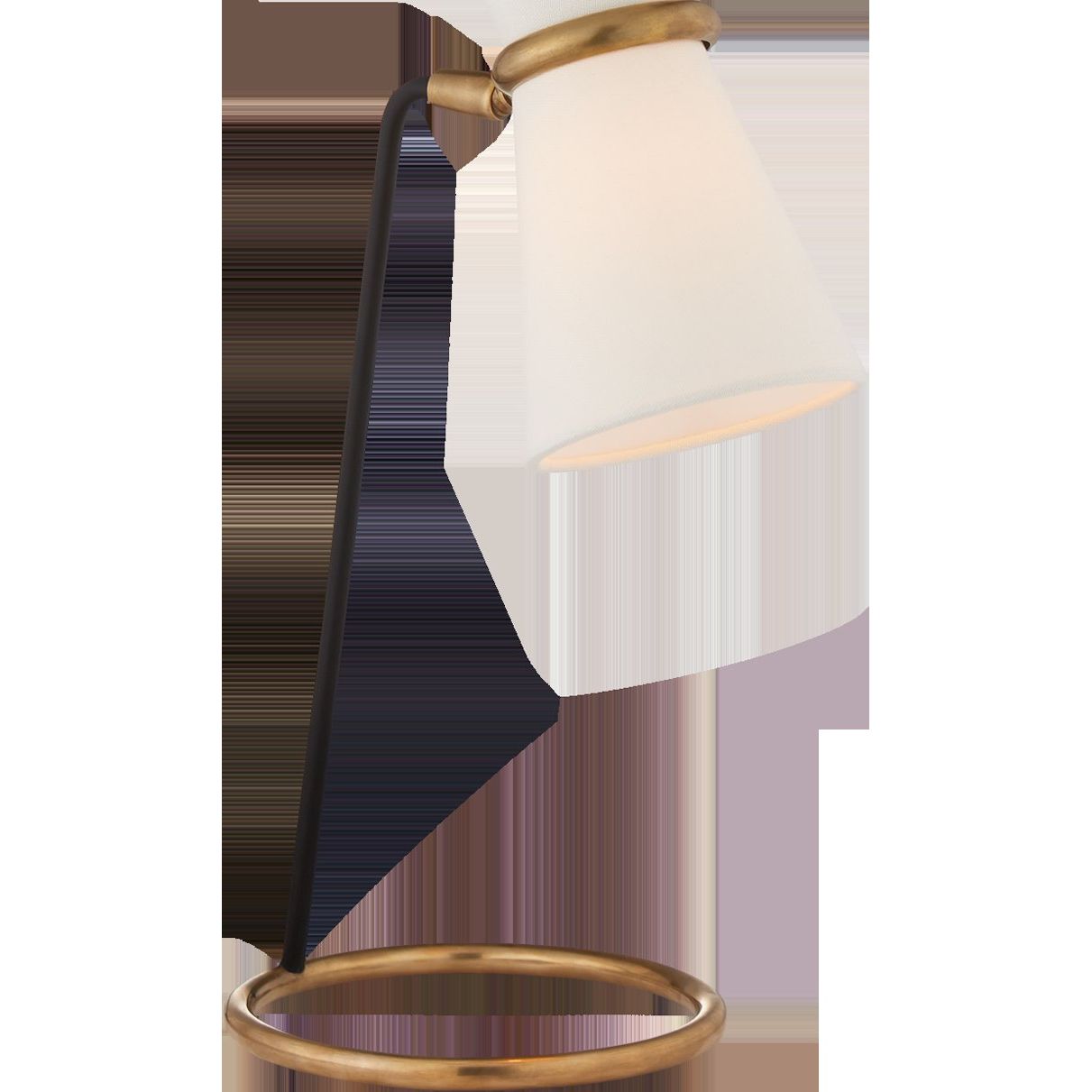 Featuring Clarkson Table Lamp Black and Brass by Visual Comfort at Amethyst Home. The Clarkson by AERIN presents a minimalist form and offers a variety of lighting positions. Soft, even lighting emanates from slender shades, while brass and matte details suggest a slightly dramatic flair. This is a sophisticated choice for hallways, home libraries, or bedrooms alike.
Overall Dime. Amethyst Home provides interior design, new construction, custom furniture, and area rugs in the Alpharetta metro area