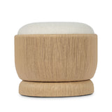Claudius Accent Stool - Merida Natural | shipping 11/25/2026