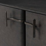 Clemens Media Console - Dark Espresso Reclaimed French Oak | shipping 12/25/2026