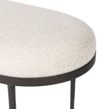 Corinne Accent Bench - Crete Pebble | shipping 10/10/2026