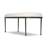 Corinne Accent Bench - Crete Pebble | shipping 10/10/2026