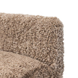 Corla Counter Stool - Taupe Shearling - Counter | shipping 11/25/2026