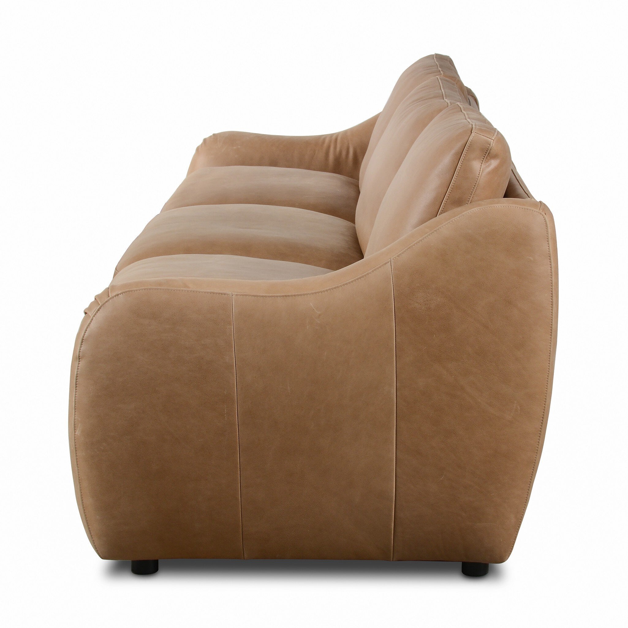 Featuring Crawford Palermo Drift Power Recliner 3-Piece Sectional Sofa by Four Hands at Amethyst Home. A fresh take on the classic recliner. Customize your comfort level with the push of hidden buttons with pieces in our Power Motion collection. Made from caramel top-grain leather. Includes 9'5" power cord. There is a six-motor maximum per power outlet. Each motor comes with a t. Amethyst Home provides interior design, new construction, custom furniture, and area rugs in the Kansas City metro area