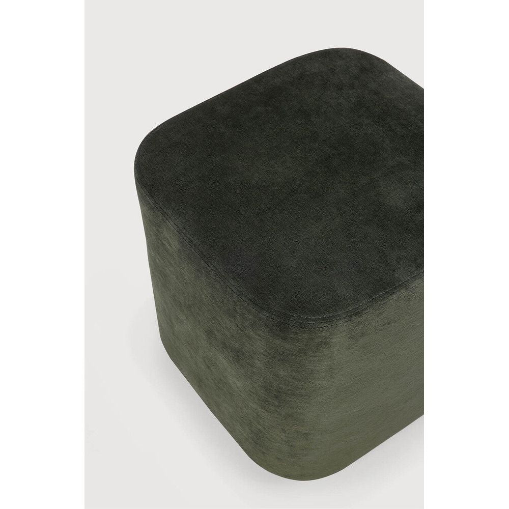 Featuring Cube Forest Pouf by Ethnicraft at Amethyst Home. Elegant style comes with the Cube pouf. Comfortable and sturdy, the Cube is durably crafted using Italian textiles. Warm and timeless tones combine perfectly with other materials to bring a refined yet relaxed aesthetic in modern breakout spaces.Weight : 17 lb Dimensions: 17 in H x 17.5 in L x 17.5 in WAdjustable Feet : NoB. Amethyst Home provides interior design, new construction, custom furniture, and area rugs in the Monterey metro area