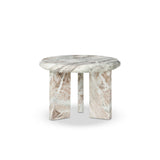 Dakota Nesting Coffee Table - Creamy Taupe Marble Solid