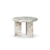 Dakota Nesting Coffee Table - Creamy Taupe Marble Solid