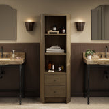 Dean Bath Storage - Washed Natural Veneer | shipping 12/15/2026