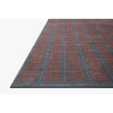 Chris Loves Julia x Loloi Bobby Merlot / Denim Rug