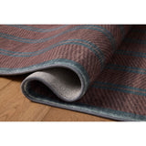 Chris Loves Julia x Loloi Bobby Merlot / Denim Rug