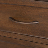 Divion 6 Drawer Dresser - Warm Brown Mango | shipping 11/10/2026