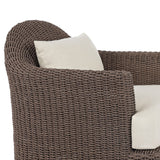 Doane Outdoor Swivel Chair - Vergo Cream